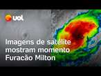 Furacão Milton: Imagens satélites mostram tempestade no nível 5 a caminho dos EUA; veja vídeo