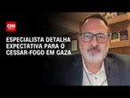Paz em Gaza: Especialista detalha expectativa para o cessar-fogo na região | AGORA CNN