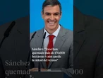 Sánchez: “Ya se han quemado más de 170.000 hectáreas y aún queda la mitad del verano”