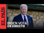 DIRECTO | Joe Biden emite su voto en Wilmington | EL PAÍS