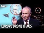 Mystery drones menace four Denmark airports as Putin hunts for Europe's weak spots