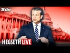 LIVE: Pete Hegseth hosts ceremony with National Guard in Washington DC