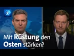 Ministerpräsident Kretschmer (CDU) will Rüstungsboom für den Osten | tagesthemen-Interview