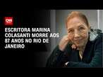 Escritora Marina Colasanti morre aos 87 anos no Rio de Janeiro | CNN PRIME TIME