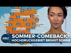 WETTER: Hochdruck bringt Sonne nach Deutschland – bis 30 Grad, doch Gewitter bremsen den Sommer