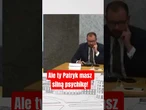 Cyrk na pseudokomisji Sroki: „Ale ty Patryk masz silną psychikę, normalnie jak ten...”