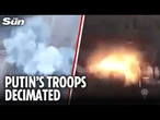 Ukraine BLOW UP tanks & fighting machines as they repel major Russian assault