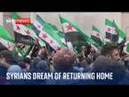 Tears of joy as Syrians in the UK dream of returning home after fall of Assad regime