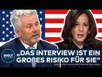 USA: Schicksalsmoment im Wahlkampf? Kamala Harris und Tim Walz stellen sich erstem Interview bei CNN