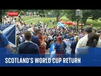 Scotland's Tartan Army descends on Boston ahead of opening fixture