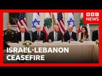 Israel and Lebanon agree to implement ceasefire if Hezbollah stops attacks | BBC News