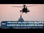 FINANZKRISE IM PENTAGON: USA nimmt 130-Millionen-Dollar-Spende an - Experten schlagen Alarm