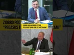 Ziobro pod naporem pytań. "Pegasus to nie koń ze skrzydłami"
