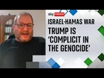 Knesset protester: Trump 'is totally complicit in the genocide that Israel carried out'