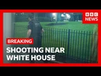 Two wounded in shooting near White House, US media reports | BBC News