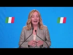 Meloni: "Lavoriamo per fare dell'Italia lo snodo strategico dell'energia tra Africa ed Europa"