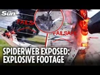 Operation Spiderweb one year on: Explosive newly-released footage as Zelensky awards daring pilots