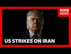 US strikes Iran in response to downing of military helicopter | BBC News