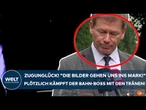 RIEDLINGEN: Zugunglück! "Die Bilder gehen ins Mark!" Plötzlich kämpft der Bahn-Boss mit den Tränen!