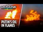 Ukraine unleashes barrage of strikes on Russian oil facilities in ANOTHER blow to Putin