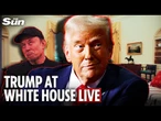LIVE: Trump hosts White House swearing-in ceremony as bitter Elon Musk feud goes nuclear