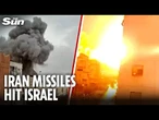 Huge explosion as Iran strikes Israeli city in 'final blitz' before fragile ceasefire