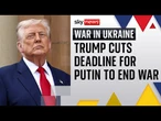Donald Trump 'very disappointed' with Putin | Ukraine War