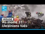 Bombardements russes sur Kiev : au moins 31 Ukrainiens tués • FRANCE 24