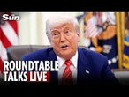 LIVE: Trump joins Fraternal Order of Police roundtable amid Elon Musk feud