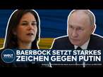 PUTINS KRIEG: Baerbock auf Solidaritätsbesuch in der Ukraine - Treffen mit Selenskyj geplant