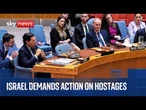 Urgent Debate at UN Security Council on Hamas held hostages in Gaza