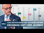 UMFRAGE-KLATSCHE FÜR MERZ: CDU stürzt ab – AfD profitiert!