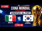 MEKSYK  vs KOREA POŁUDNIOWA  NA ŻYWO | CIONA MUNDIAL CHALLENGE | Mundial 2026