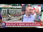 Demonstracja wolnych Polaków przed Sądem Najwyższym! Ekipa Tuska podważa wyniki wyborów | Republika