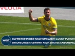 2. BUNDESLIGA: Braunschweig - Fürth - Elfmeter in der Nachspielzeit lässt Braunschweig jubeln #2bl