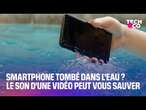 Smartphone tombé dans l'eau? Lancer cette vidéo Youtube (même sans la regarder) pourrait vous aider