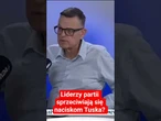 Liderzy partii sprzeciwiają się naciskom Tuska?