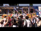 Roma Pride 2025, 'Censurace sto carro', con Trump, Putin, Orban e Meloni con fard e rossetto