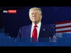 Donald Trump takes part in prayer event after recession warning