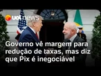 Governo Lula vê margem para redução de taxas, mas diz que Pix é inegociável