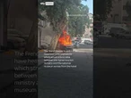 Explosions near Macron's hotel in Damascus