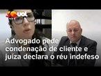 Advogado pede condenação do próprio cliente e surpreende juíza em audiência em Santa Catarina