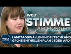 DEUTSCHLAND: Grüne packen aus! Ricarda Lang äußert sich zur AfD und Union und SPD I STIMME AM MORGEN