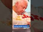 Family faceplants cake on sleeping man