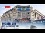 Inside Ikea's new Oxford Street store | Business Live with Darren McCaffrey