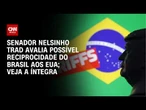 Tarifaço: Não é hora de uso da Lei da Reciprocidade contra os EUA, diz senador | CNN 360º