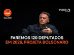 Faremos 120 deputados e 20 senadores em 2026, projeta Bolsonaro