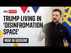 Trump calls Zelenskyy a 'dictator ' and says he 'better move fast' or he won't have a country left