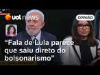 Fala de Lula sobre cultura gera estranheza e parece ter saído direto do bolsonarismo | Raquel Landim