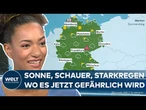 HERBST-CHAOS: Zwischen goldener Sonne und Starkregen! Achtung vor Aquaplaning und Überschwemmungen!